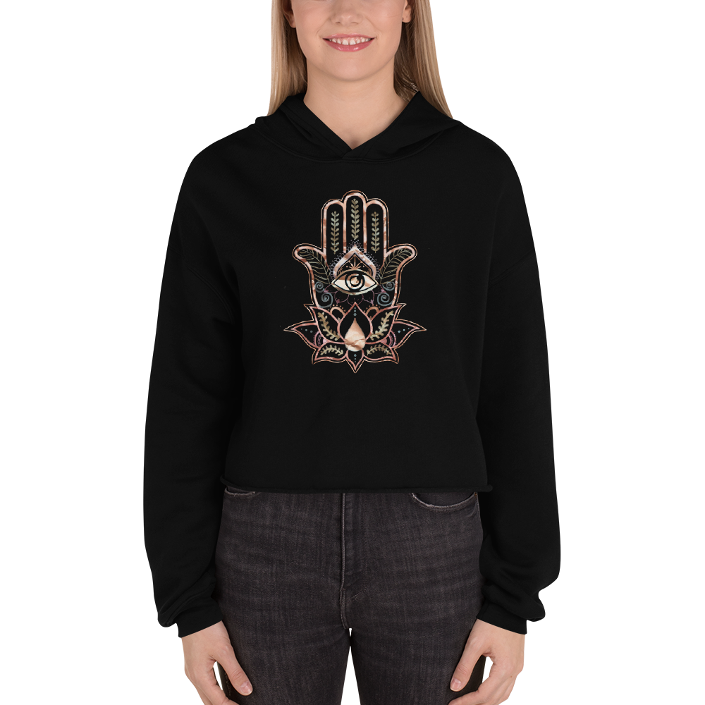 Women's HAMSA Crop Hoodie