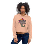 Women's ELEPHANT Crop Hoodie