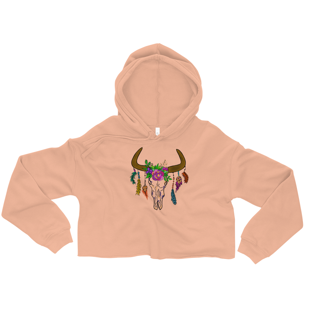 Women's BOHO Crop Hoodie