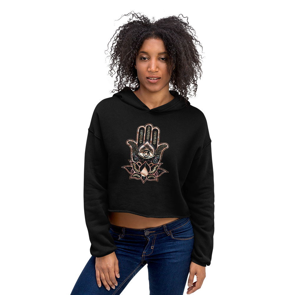 Women's HAMSA Crop Hoodie