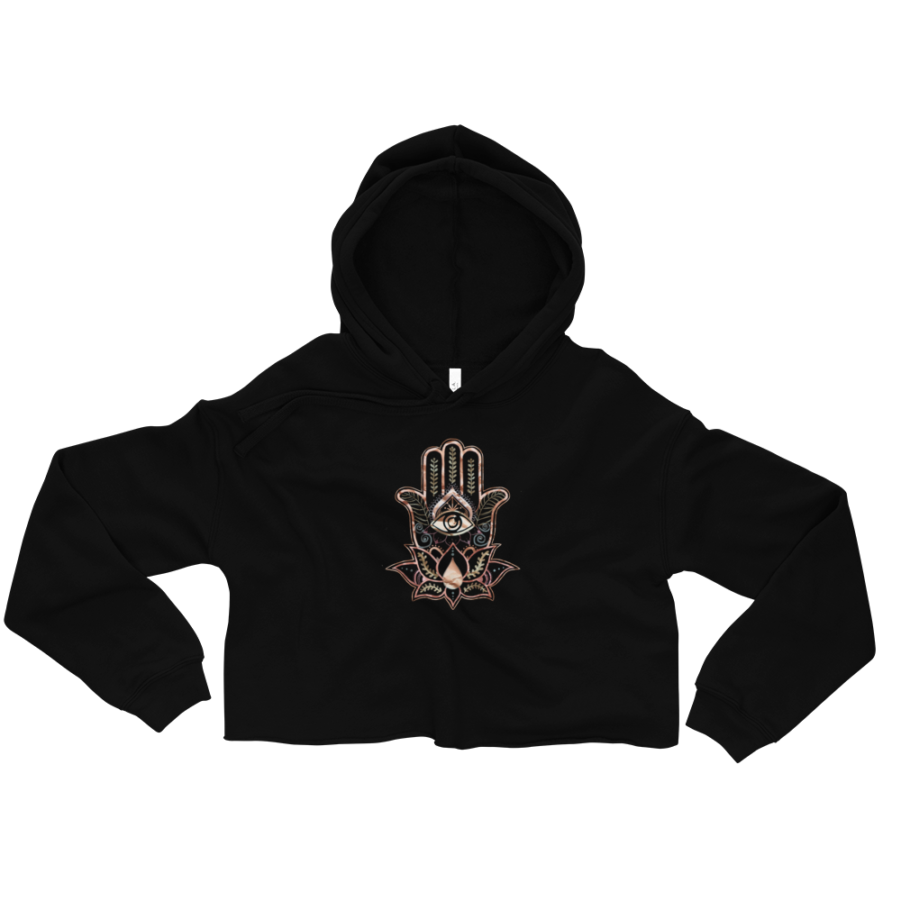 Women's HAMSA Crop Hoodie