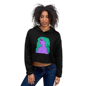 Women's COSMIC QUEEN Crop Hoodie