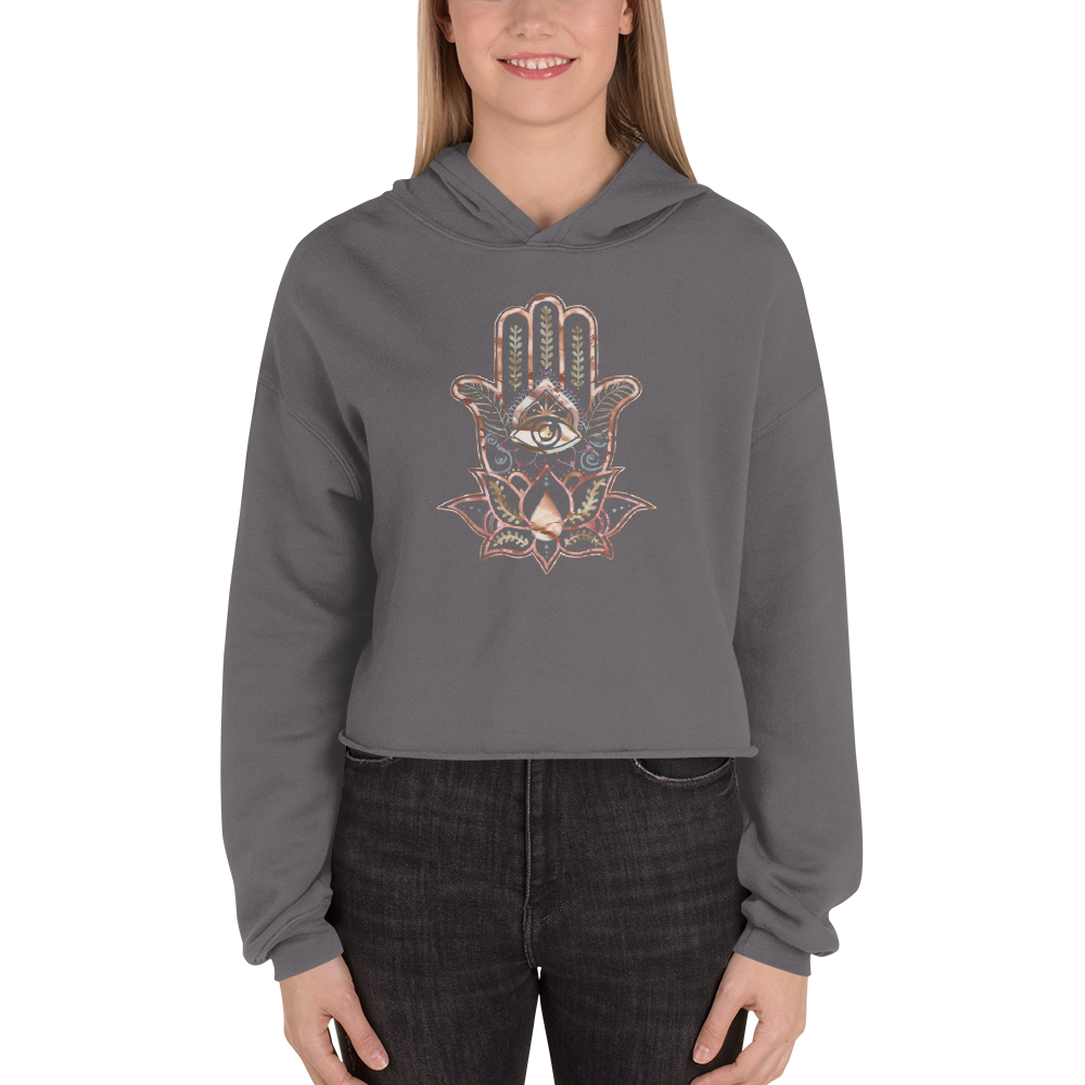 Women's HAMSA Crop Hoodie