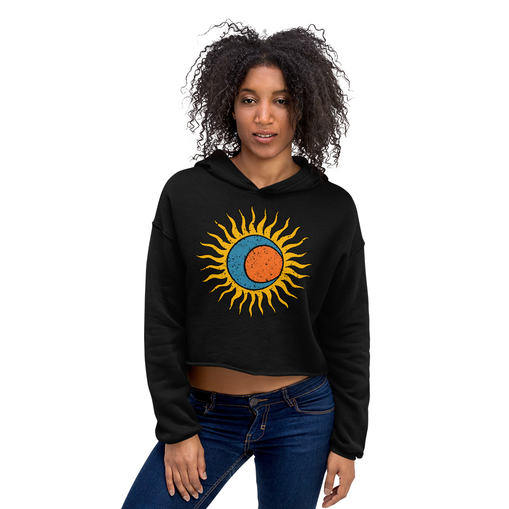 Women's SUNSHINE Crop Hoodie