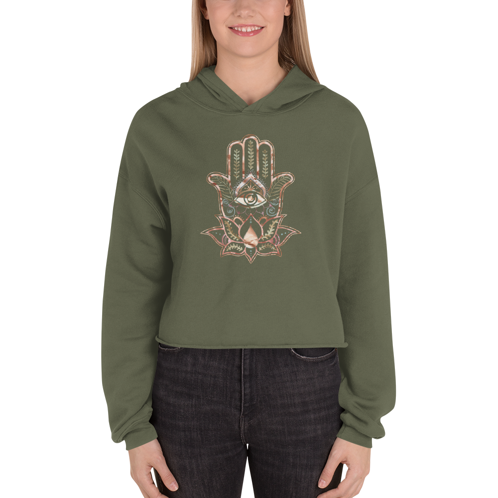 Women's HAMSA Crop Hoodie