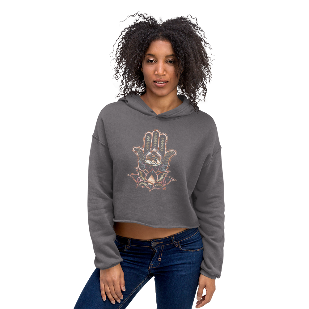 Women's HAMSA Crop Hoodie