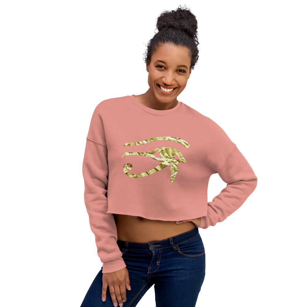 Women’s GOLDEN EYE Crop Sweatshirt