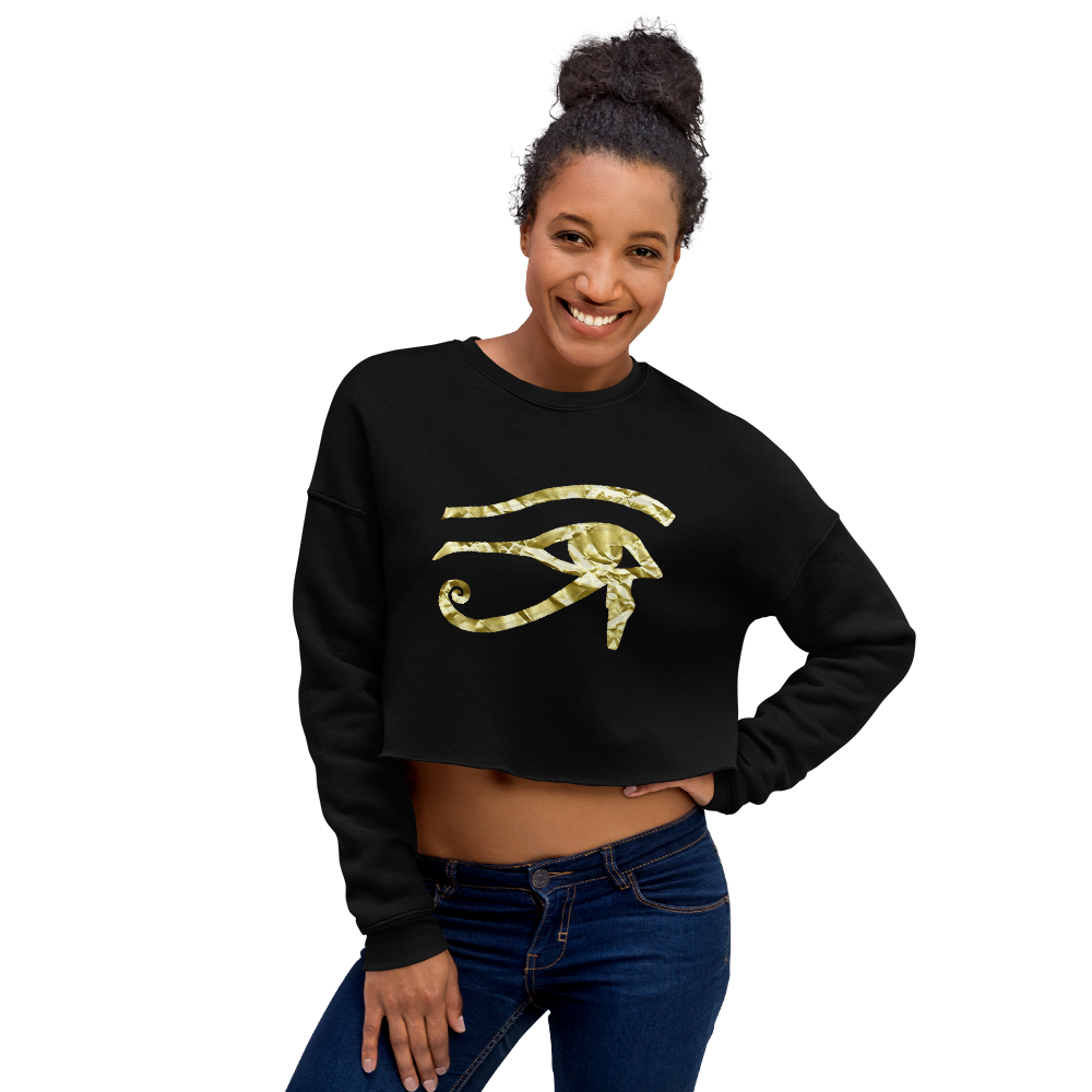 Women’s GOLDEN EYE Crop Sweatshirt