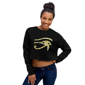 Women’s GOLDEN EYE Crop Sweatshirt