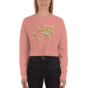 Women’s GOLDEN EYE Crop Sweatshirt