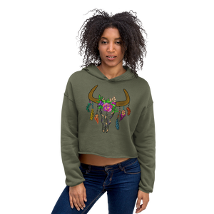 Women's BOHO Crop Hoodie