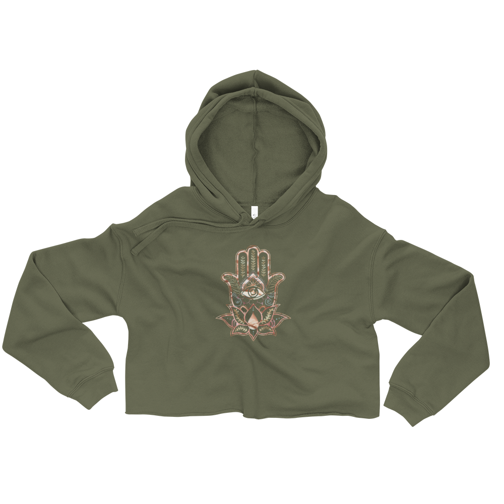 Women's HAMSA Crop Hoodie